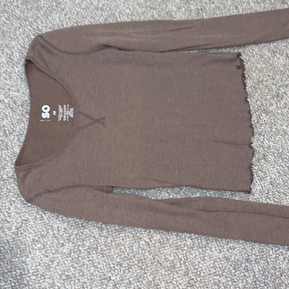 XS brown shirt